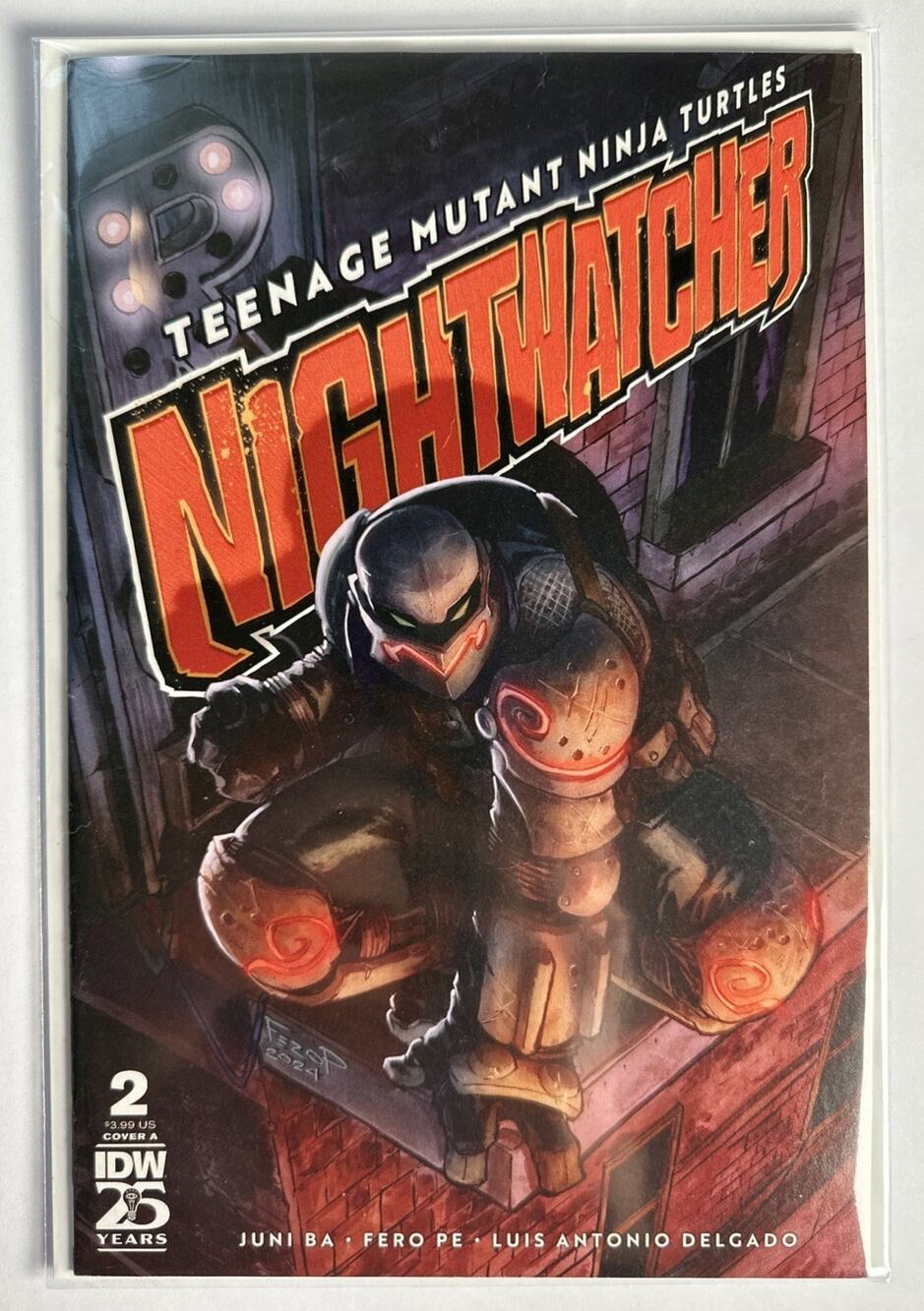 IDW Publishing Teenage Mutant Ninja Turtles Nightwatcher #2 CVR A 2024 TMNT